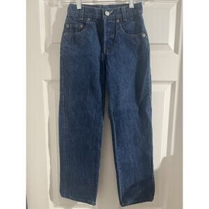 Vintage Levi’s 511 Made In USA Button Fly Denim Blue Jeans 23x24